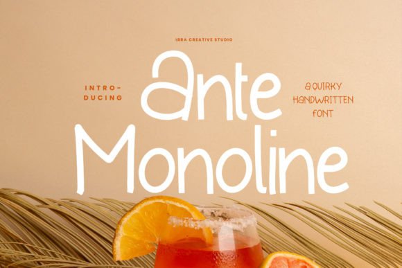 Ante Monoline: The Handwritten Typeface for Scroll-Stopping Campaigns