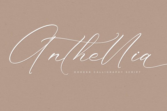 Anthellia Typeface: Elevating Small Business Brand Identity