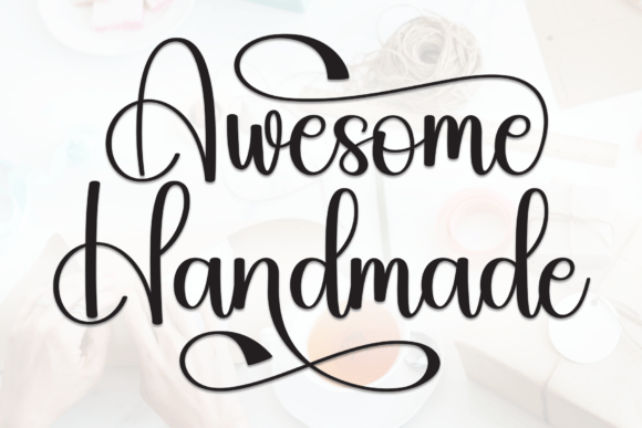 Awesome Handmade: The Friendly Typeface for Brand Identity