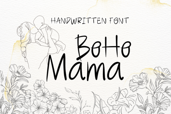 Boho Mama Typeface Review: Handwritten Charm for Campaign Design