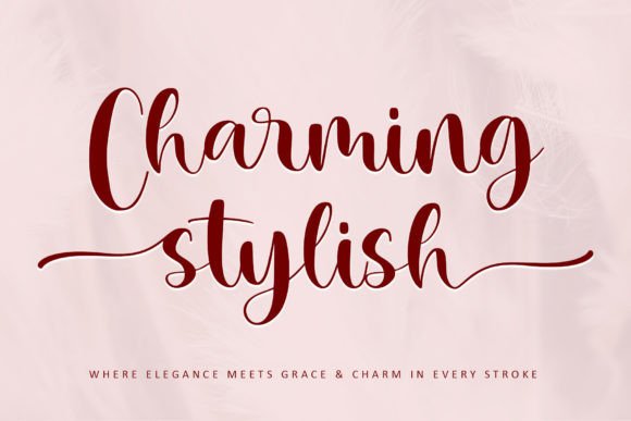 Charming Stylish: The Perfect Script Font for Handmade Brands
