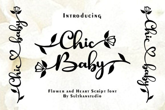 Chic Baby Typeface: A Web Designer’s Take on Handwritten Elegance