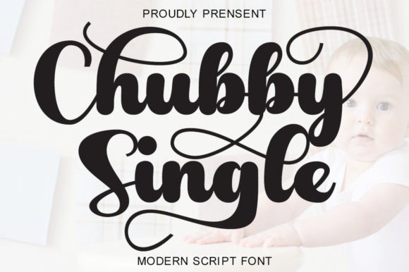 Chubby Single: A Handwritten Typeface for Relaxed Editorial Design
