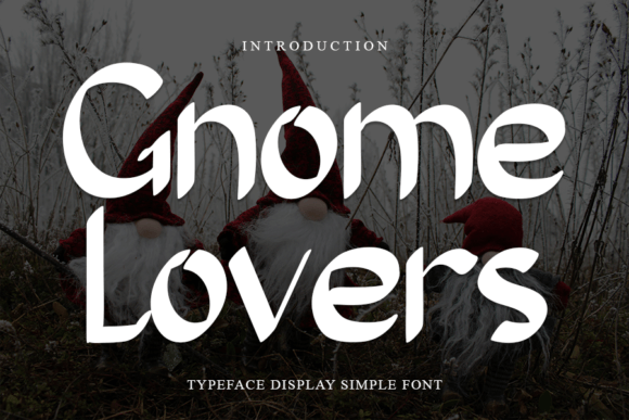 Gnome Lovers Typeface: The Perfect Handwritten Font for Crafters and Sellers