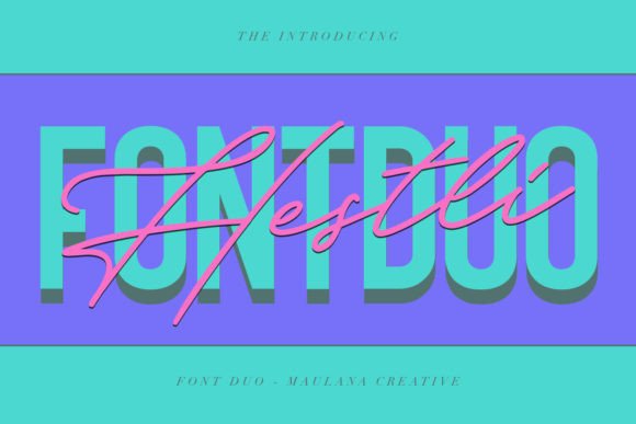 Hestli Duo: A Handcrafted Script Font for Modern Web Design
