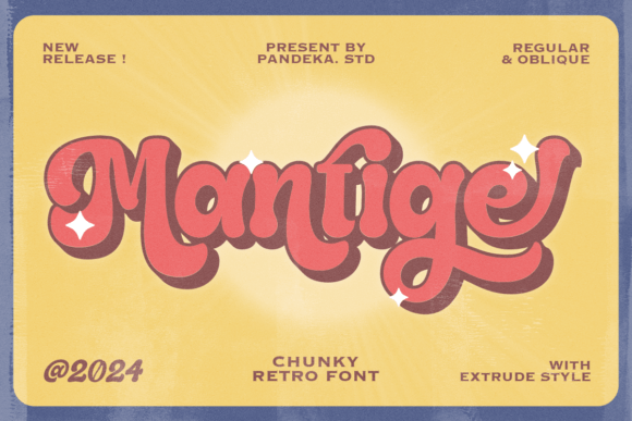 Mantige Typeface: Elevate Digital Brand Identity with Retro Warmth
