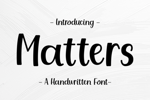 Matters Typeface Review: Elevating Campaign Visuals with Script Amp