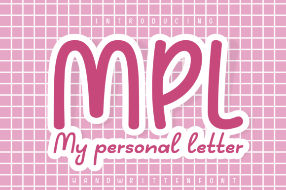 My Personal Letter: A Script Font for Authentic Brand Identity