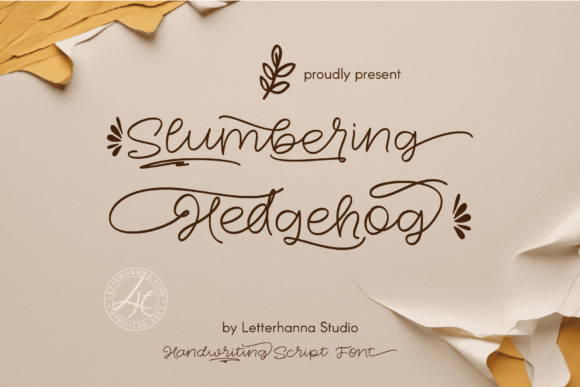 Slumbering Hedgehog: A Cozy Script Font Review for Brand Designers