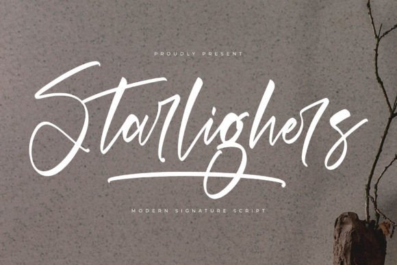 Starlighers: Elevate Your Brand With Elegant Script Typography