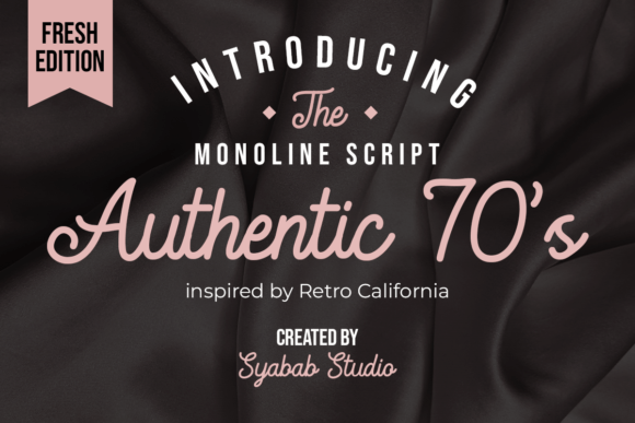 The Authentic 70s: A Vintage Typeface for Modern Campaigns