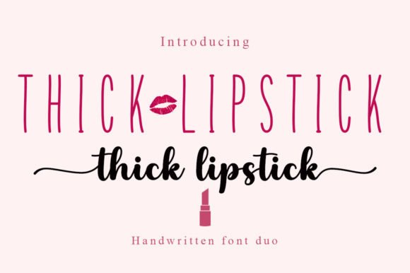 Thick Lipstik Duo Typeface Review: A Sophisticated Script for Brand Identity