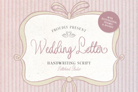 Wedding Letter Typeface: Elevate Handmade Brand Identity