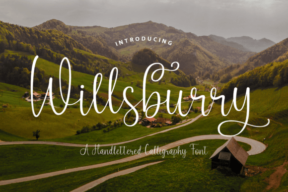 Willsburry: The Modern Calligraphy Typeface for Polished Brand Identity